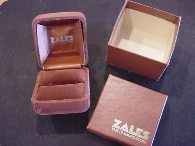 Old Vintage Zales Empty Ring Box Inner & Outer Presentation Complete • $19.95