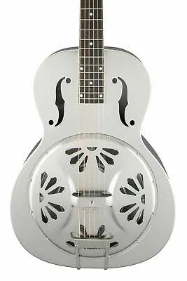 Gretsch G9221 Bobtail Steel Round-Neck A.E. Steel Body Spider Cone Resonator Gu • $999