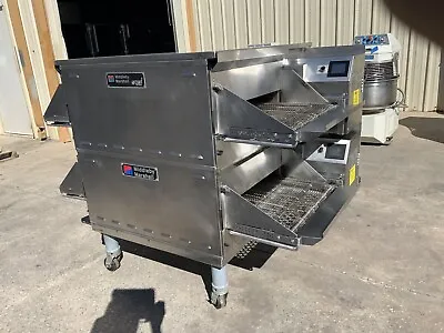 2019 Middleby Marshall PS638G Gas Impingement Conveyor Pizza Oven Double Stack F • $10750