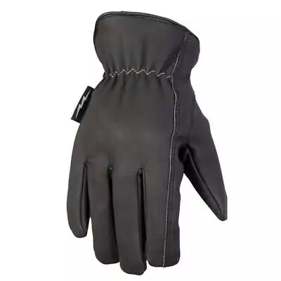 Hot Leathers Midnight Matte Leather Gloves GVM1030 • $29.95