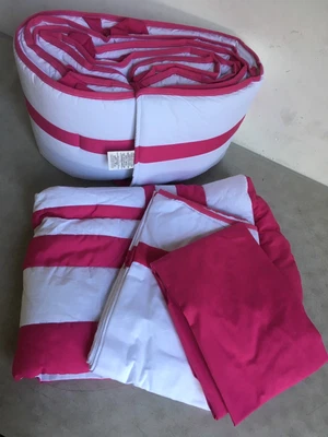 $49.99 • Buy NEW 3-pc PINK CRIB SET (sheet, Skirt, Comforter)