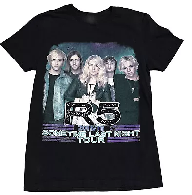 R5 Band Sometime Last Night Cotton Black Full Size Men Women Shirt MM555 • $18.04