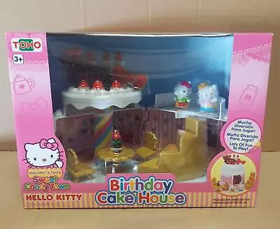 $19.99 • Buy Hello Kitty Sweet Candy Town Birthday Cake House Playset Kitty & Mimmy SANRIO