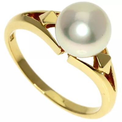 MIKIMOTO   Ring Pearl Pearl K18 Yellow Gold • $285.95