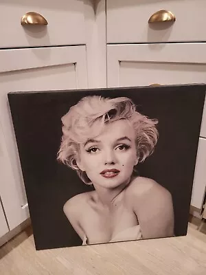 Marilyn Monroe Red Lips Portrait Poster 24x24 • $15