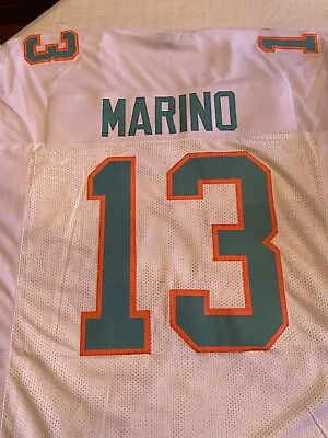 Miami Dolphins Dan Marino Authentic White Jersey Pro Football Legend 2XL • $140