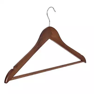 NEW Solid Walnut Wood Suit Hangers For Adult 60 Pack New • $33.59