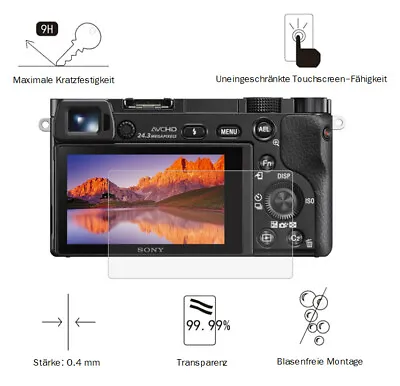 $17.42 • Buy Sony A5000/A6000 0,4 MM Adhesion Screen Protector Glass Protective Film LC7663