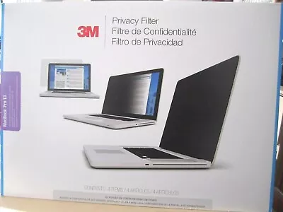 3M Privacy Filter PFMPR13 For 15.1  Diagonal 12.56  X 8.39   MacBook Pro 13  • $13.49