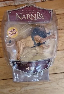 Hasbro Chronicles Of Narnia Lion Witch Wardrobe ASLAN Figure - 2005 - Sealed • £19.95