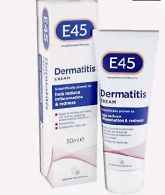 E45 Dermatitis Cream 50ml New And Boxed 07/2026 • £8.98