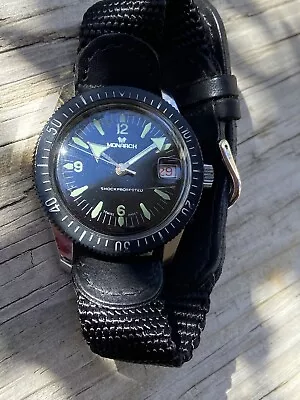 Monarch Vintage Mens Skin Diver Watch Late 60’s-Early 70’s Running • $90