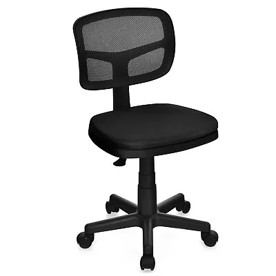 $89.95 • Buy Giantex Office Chair Armless Computer Mesh Chair Executive Swivel Gaming Seat