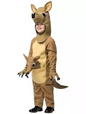 Kangaroo With Baby Wallaby Wild Animal Child Toddler Boys Girls Costume 3-4 • £64.74