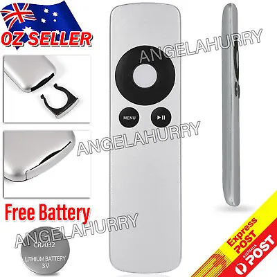 $5.91 • Buy Remote Control For Apple TV1 TV2 TV3 Universal Replacement Battery Included NEW