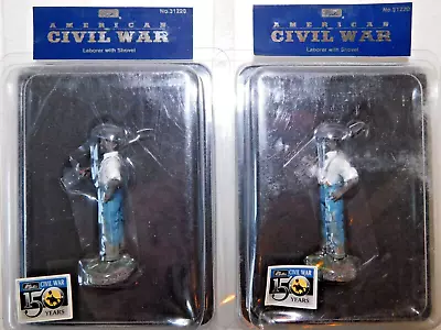 BRITAINS Ltd 2011 Metal Civil War Laborer W/Shovel 2 Boxed Sets #31220 31220 J • $19.99