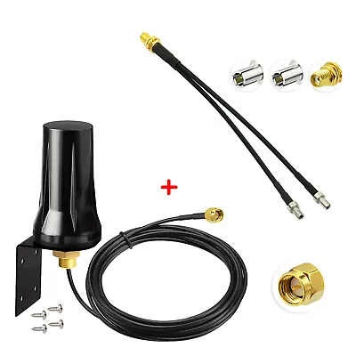 4G LTE Outdoor Bracket Mount Antenna SMA & TS9 For Sprint Boost Mobile ZTE MF920 • £24.12
