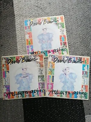 David Bowie - Ashes To Ashes 7  - All 3 Sleeve Variants • £23.99