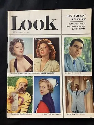 Vintage Sept. 1952 Look Magazine Jews In Germany RARE • $16