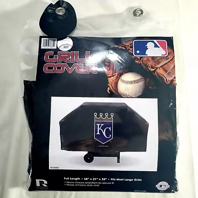 Kansas City Royals BBQ Grill Cover Baseball MLB 68 X21 X35  Fits Large Grills • $32.99