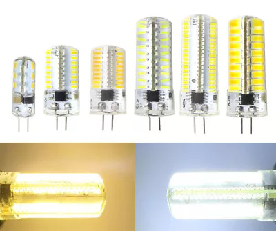 G4 Base LED Lamp 24/64/72/80/152Led SMD Light 110V/220V Dimmable Silica Gel Bulb • $2.75