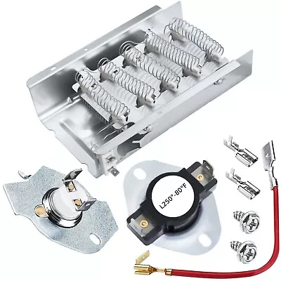 Whirlpool & Kenmore Dryer Heating Element 279838 & Fuse 279816 3392519 Kit • $32.99