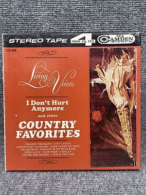 Living Voices  Country Favorites  RCA Camden 1965 Reel 7 1/2 IPS 4 Track CTR-860 • $16.80