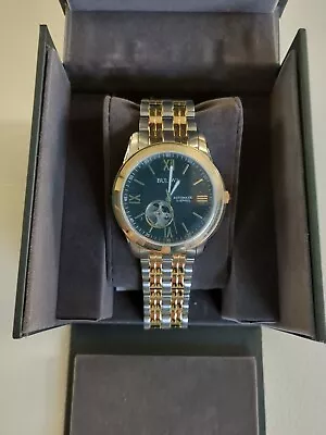 Bulova Automatic 98A168 Two Tone Stainless Steel Watch New In Original Box • £169