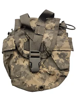 US Military One Quart Canteen Cover MOLLE II ACU Camo Used Surplus • $6.99