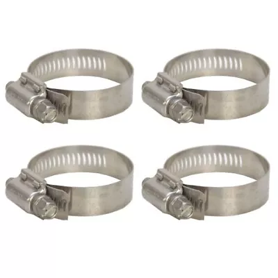 Jet Breeze Boat Hose Clamps 1 1/16 To 2 Inch Stainless - Set Of 4 • $9.98