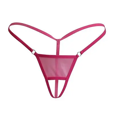 Mujeres Hollow Out Mini T-back Micro Thongs G-string Mini Covwerge Sexy Beachwea • £8.19