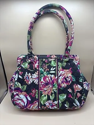 VERA BRADLEY Women's Snap Bag English Rose Rich Colors • $29.99