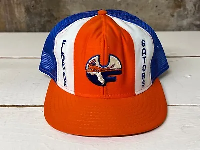 Vintage Florida Gators Lucky Stripes Snapback Hat Trucker Mesh AJD Large NCAA • $49.99