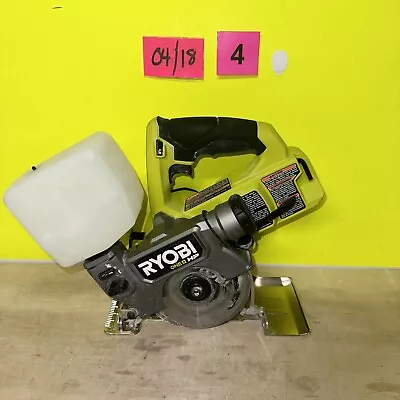 USED Ryobi 18V Brushless 5  Handheld Tile/Masonry Saw PBLHTS01B (Tool Only) • $53