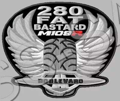 SUZUKI M 109R EMBROIDERED PATCH IRON/SEW ON ~4-3/4  X 4  MOTORCYCLES BOULEVARD • $14