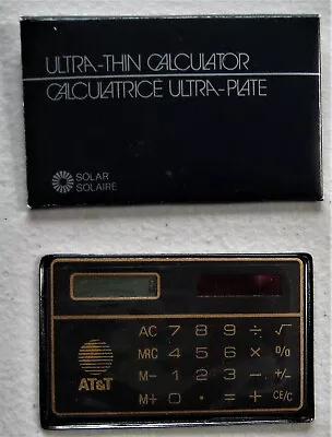 £4.78 • Buy AT&T Ultra-thin Credit Card Size  Solar Calculator - Works!