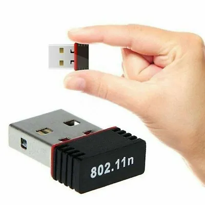 Lot Of 1~1000 Mini USB WiFi WLAN Wireless Network Adapter 802.11 Dongle RTL8188 • $6.32