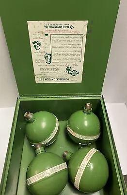 Vintage Saf T Labs Portable Oxygen System Four Spheres Quackery • $121.99