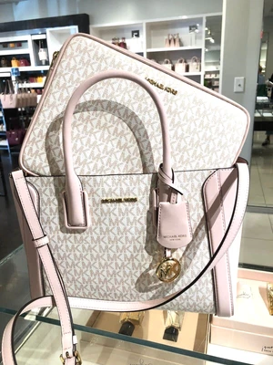£270.02 • Buy Michael Kors Kali Medium Satchel Ipad Case Tote Shoulder HandBag MK Optic/W/Rose