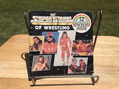 1989 WWF Superstars Of Wrestling Sticker Book 80s Toy Titan Sports • $12.99