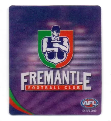 2010 Afl Ultra 3d Footy Plays Snackbrands - #29 Team Logo Emblem (fremantle) • $5