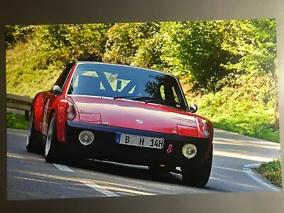 1973 Porsche 914/6 Roadster Picture Print Poster RARE!! Awesome Frameable L@@K • $19.95