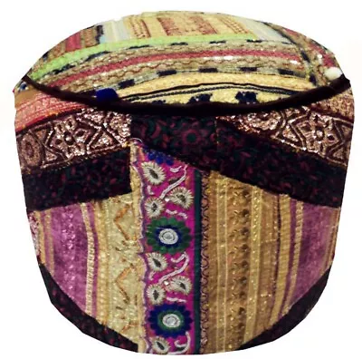 25  Kitschy Ottoman Pouf Branded Gift Footstool Furniture Chair Pillow Cover • $36.17