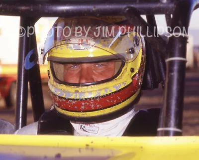 Sprint Car Photo World Of Outlaws Steve Kinser Baylands Raceway 1984 • $7.99