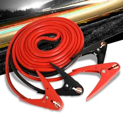 Heavy Duty 20FT 2 Gauge Copper Wire Battery Jumper Cables Jump Start Booster Kit • $45