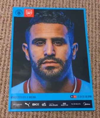 Man City V Arsenal - Official Matchday Programme - 2022/2023 - FA Cup • £5.99