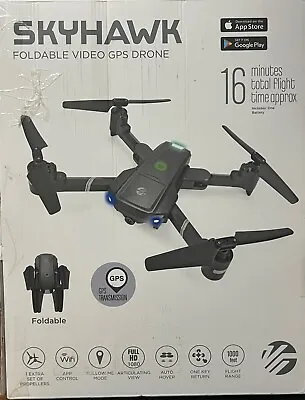SkyHawk Foldable Video GPS Drone 1080P HD Live Video RC Quadcopter • $29.95