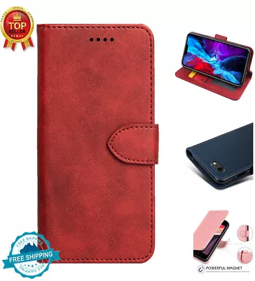 For IPhone 11 Pro Max 7/8/SE 2020 Magnetic Wallet Case Flip Cover • $7.98