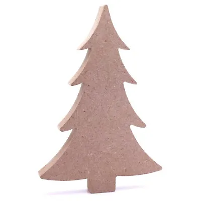 Free Standing 18mm MDF Christmas Tree Craft Shape Various Sizes. Xmas Festive • £2.85