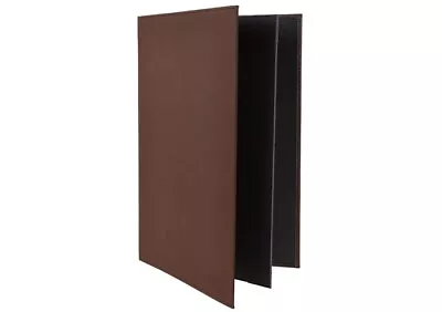 Winco LMF-814BN Brown Four-Views Menu Cover For 8.5x14-Inch Insets • $33.65